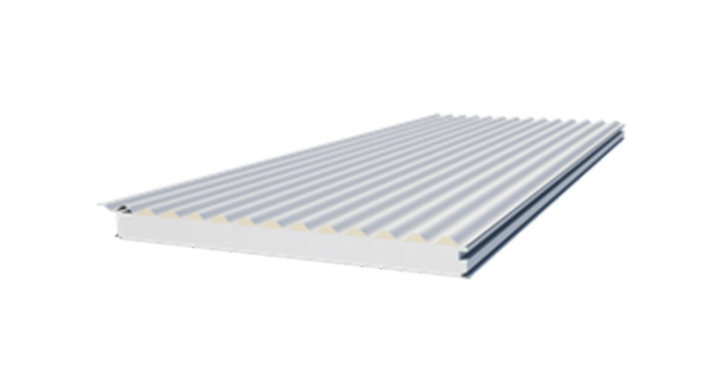 Insulated panel corrugated